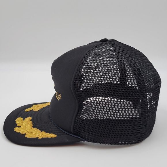 Vintage MCI Race For Life Embroidered Black Mesh Scrambled Eggs Snapback Hat Cap - Picture 4 of 10